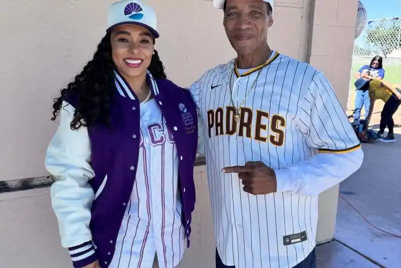 President King and baseball player