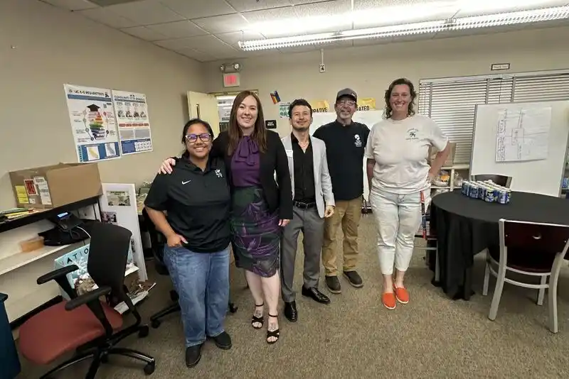 a group of people