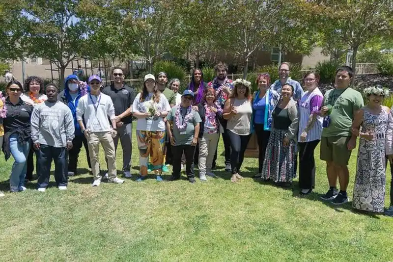 a group of people
