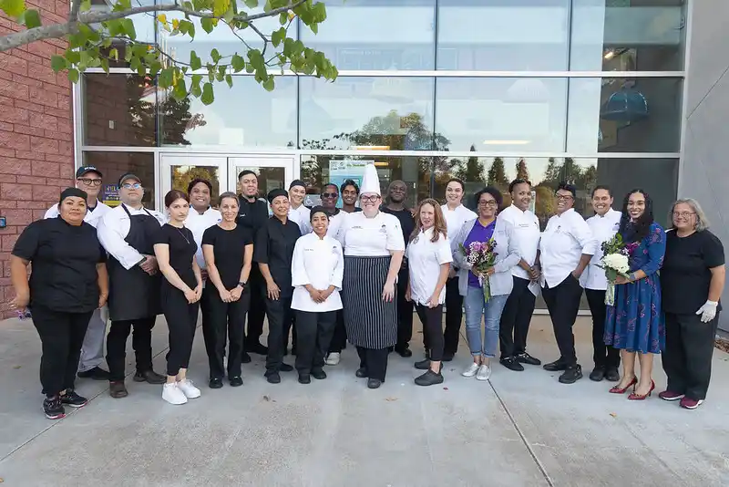a group of people