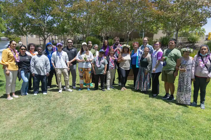 a group of people
