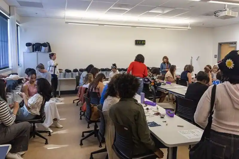 students engaged in interactive activities