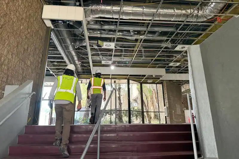 ECC stairs to Foyer