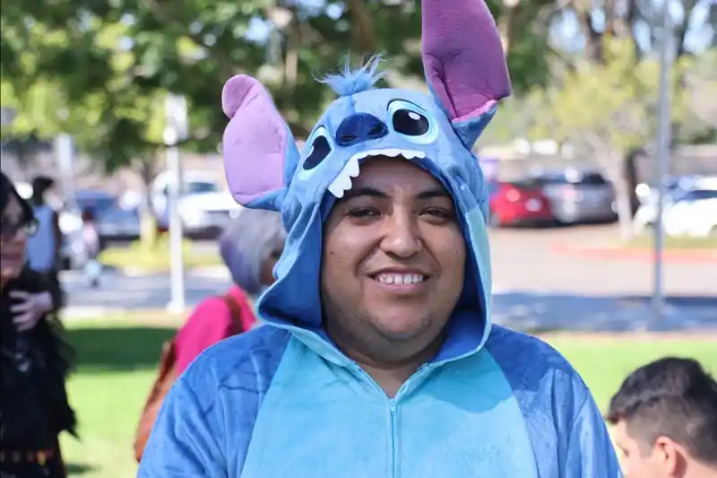 group of Halloween event participants