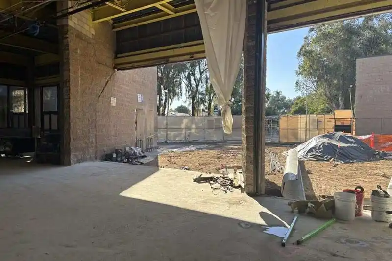 ECC Theatre under construction