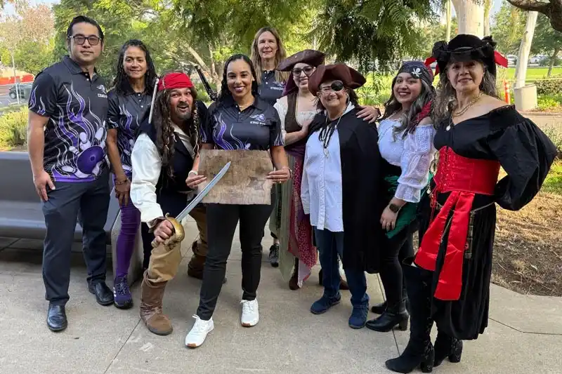 Tina King and group of participants