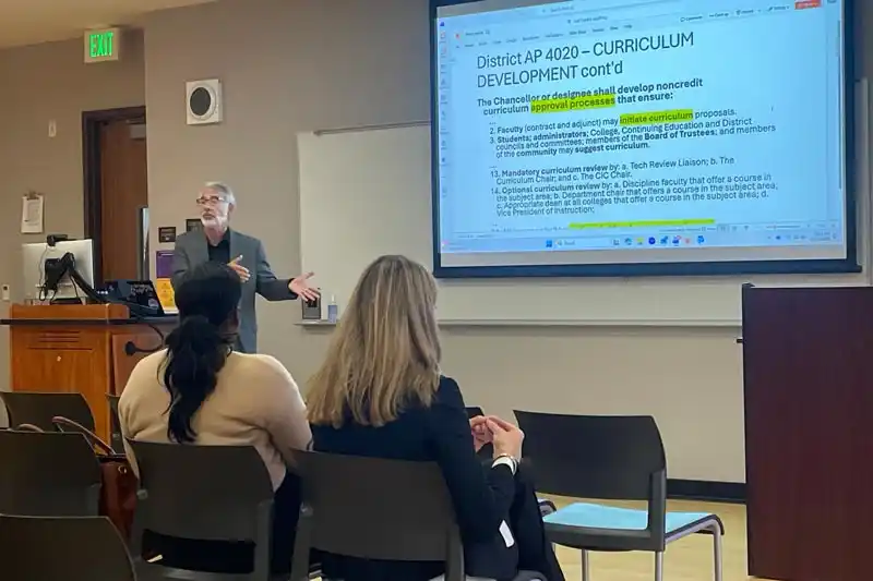 Richard Gholson presenting