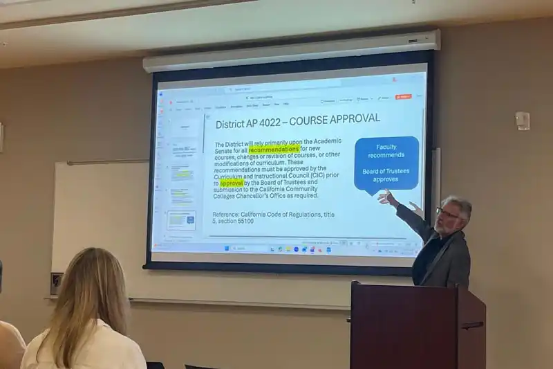 Richard Gholson presenting