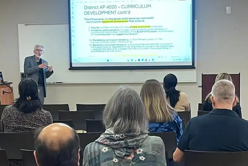 Richard Gholson presenting