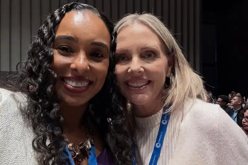 Tina King with participant