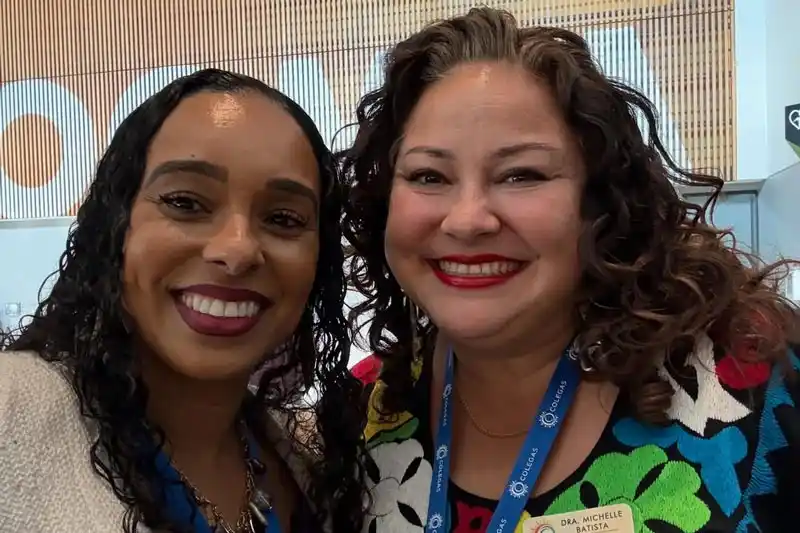 Tina King with participant