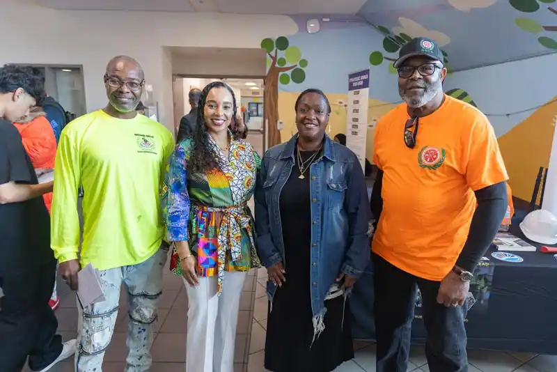 Tina King and 79th Assembly District Apprenticeship Fair participants