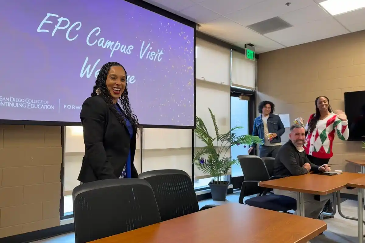 President King at ECC Campus Visit