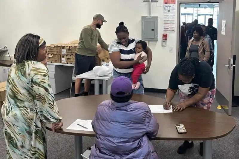 Turkey Drive participants