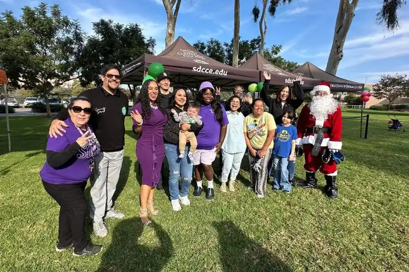 group of around 12 people