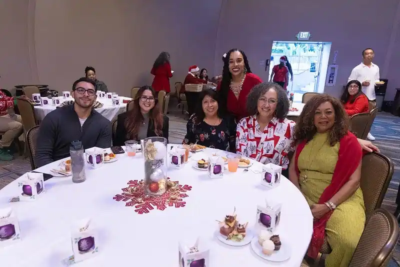 group of people at a table