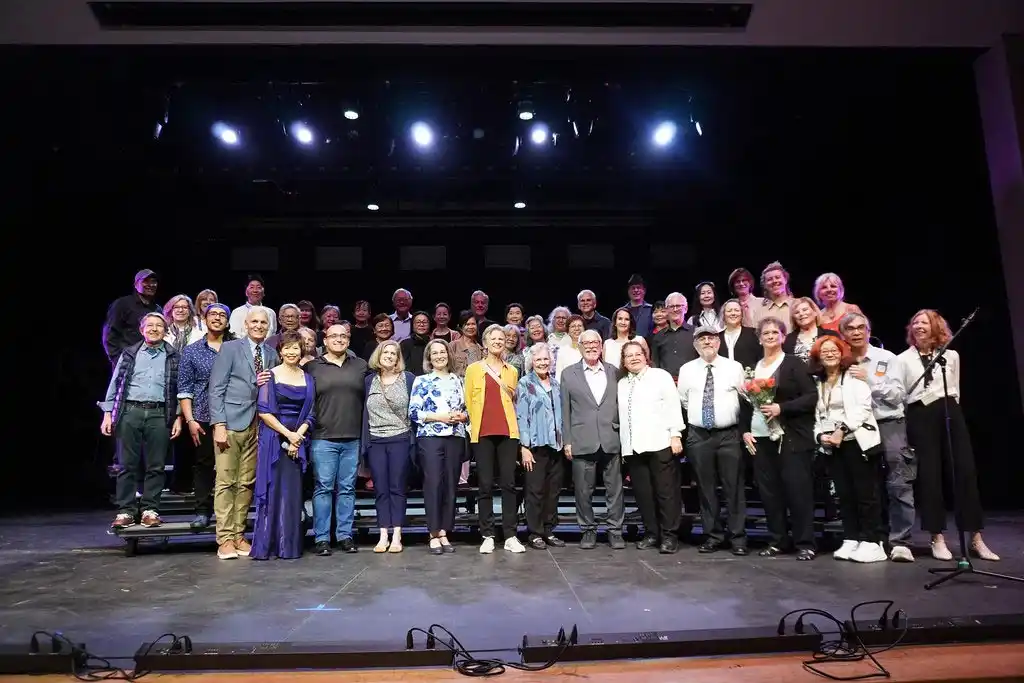 group of people on stage