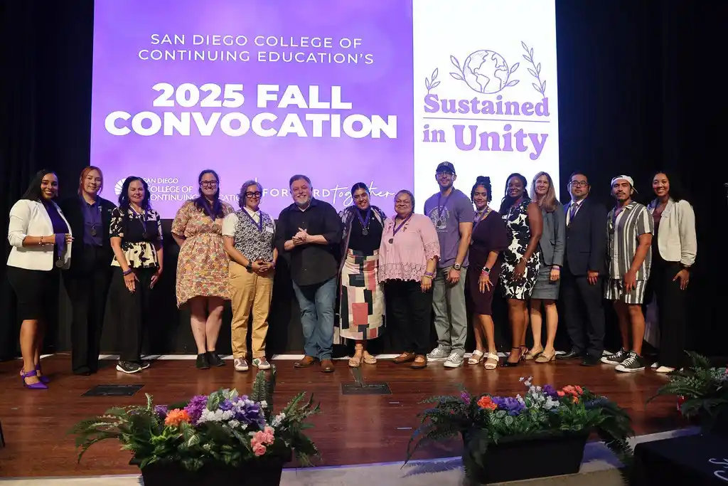 group of people on stage