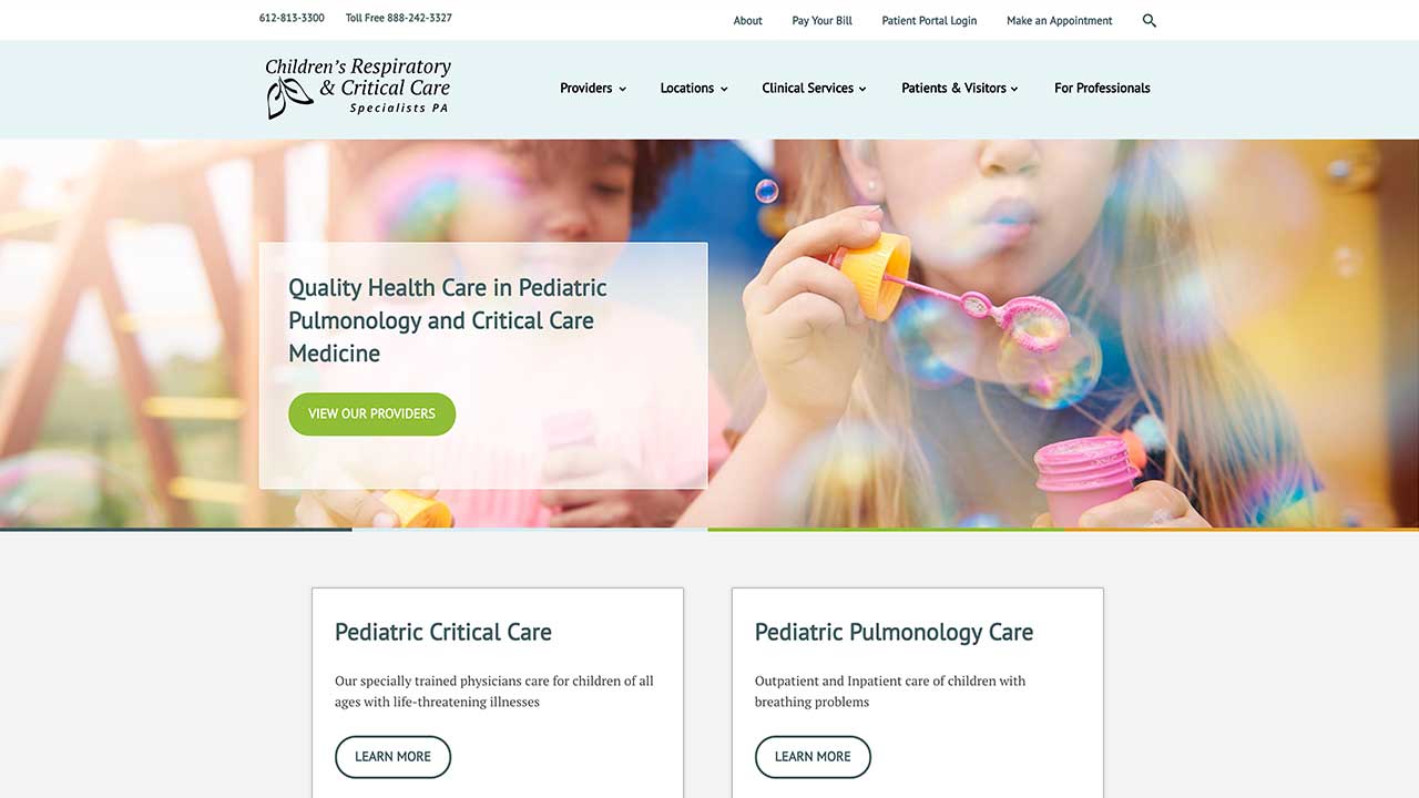Children's Respiratory Homepage