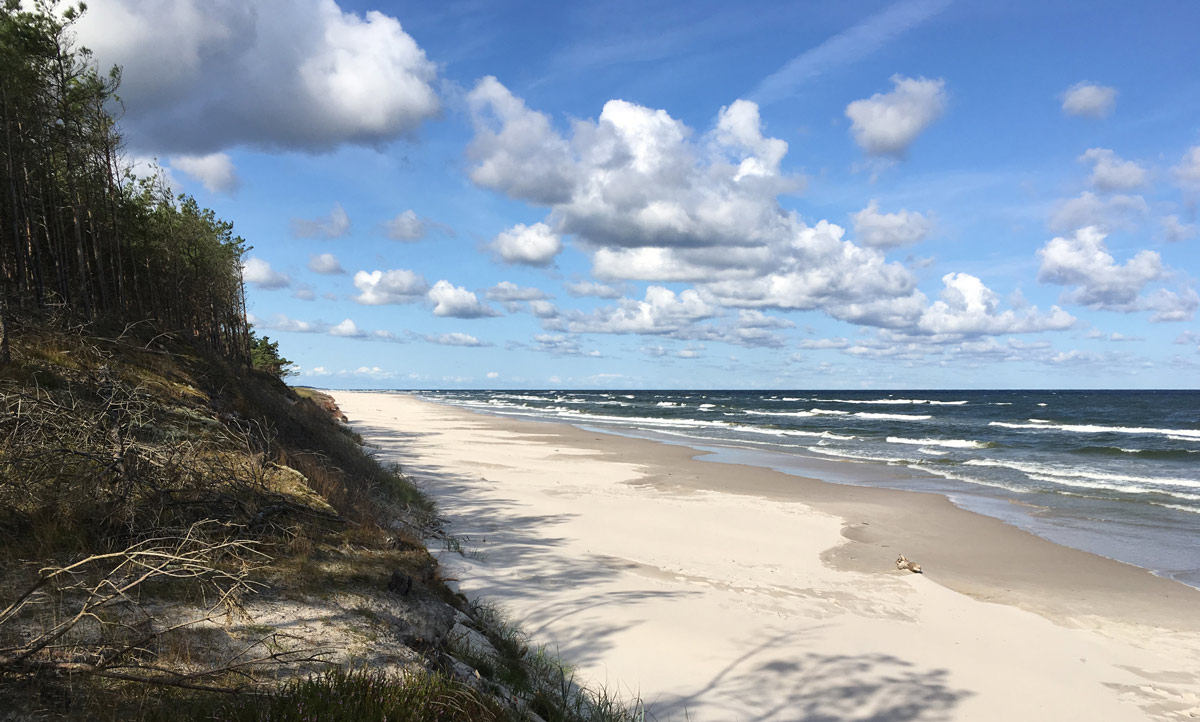 Original baltic seashore