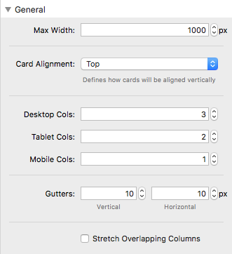 Feature Section Tutorial - General