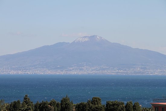 Vista del Vesuvio