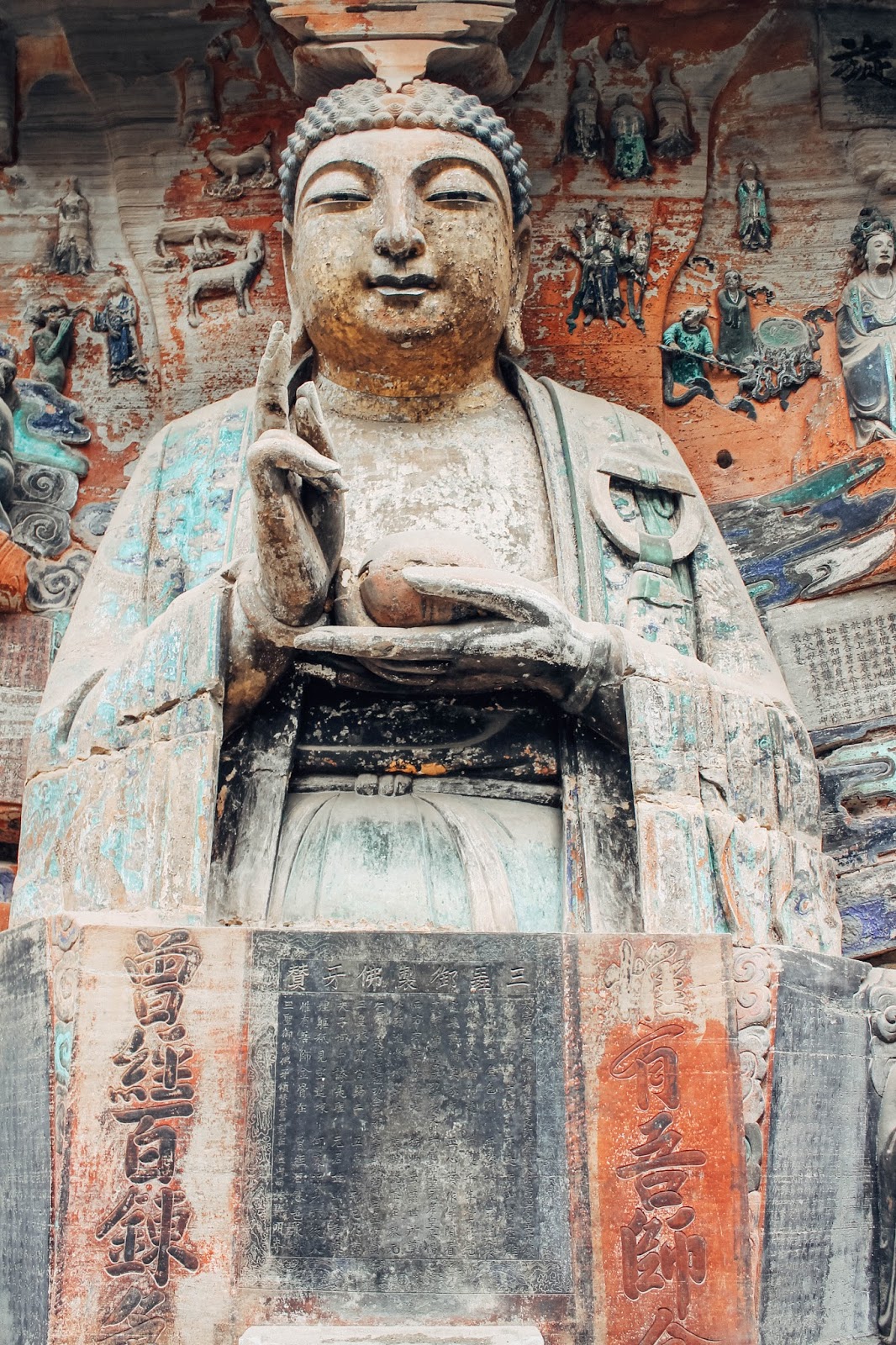 Baoding Mountain Carved Stone
