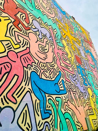 Murale Tuttomondo di Keith Haring