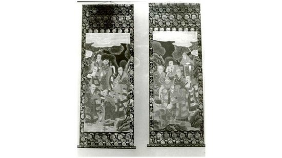 Silk Painting of Sixteen Arhat