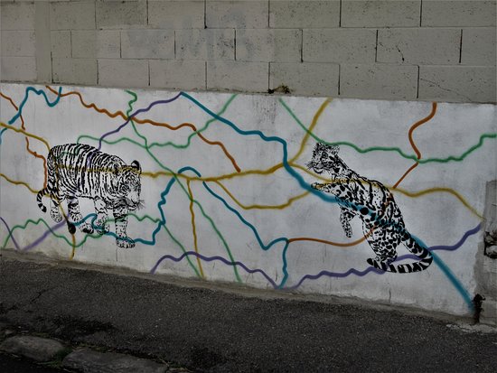 Fresque Felins