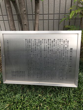 Monument of Nerima Daikon Cultivated Land