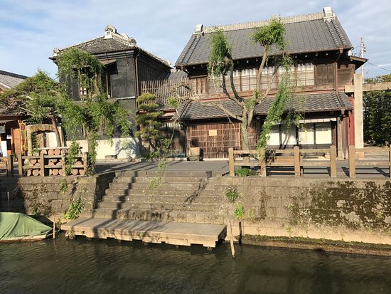 Historic Old Town area in Sawara, Katori