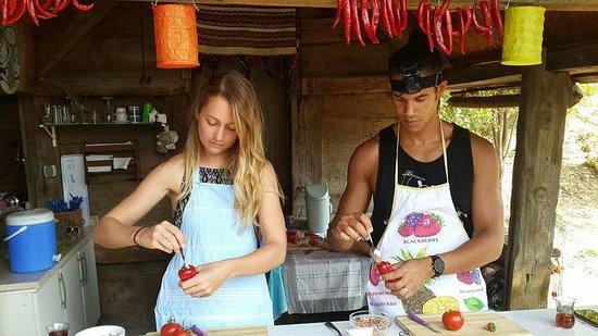 Cooking in Kas - Making Mezes Easy