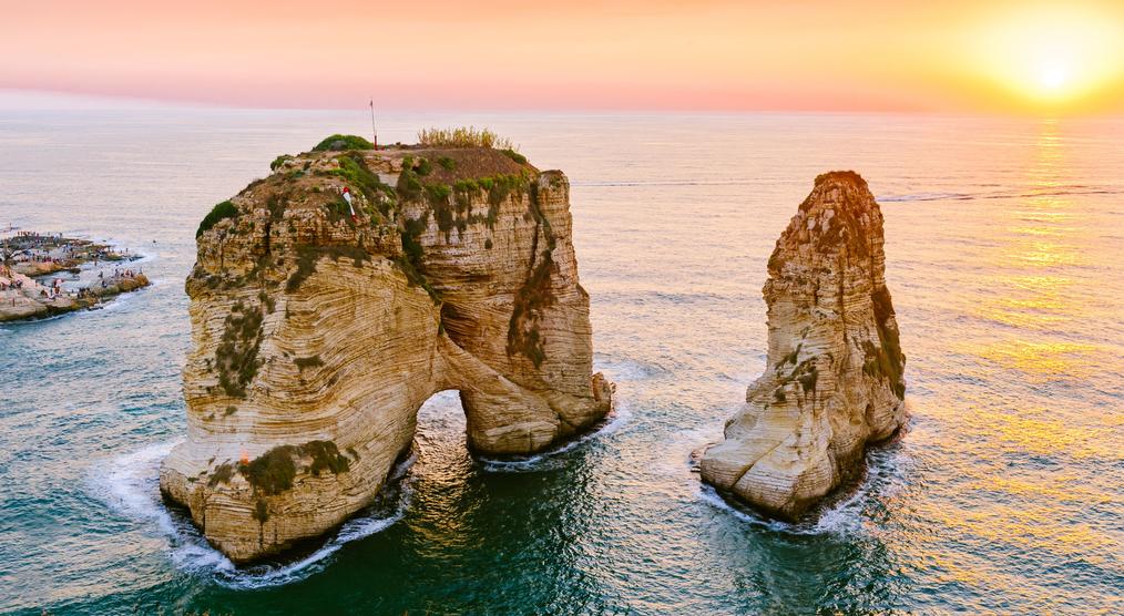 Pigeon Rocks in Raouche