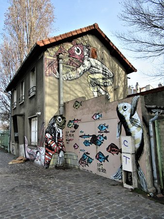 Fresque "Enfants poissons"