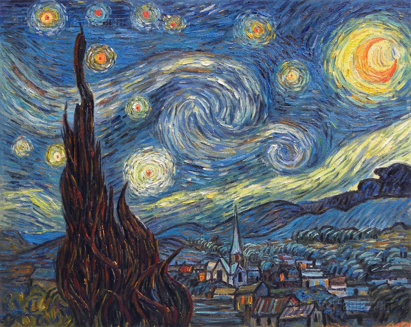 Donna the Astronomer Starry Night