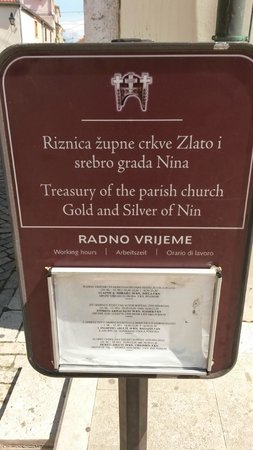 Treasury of the Parish Church Gold and Silver of Nin