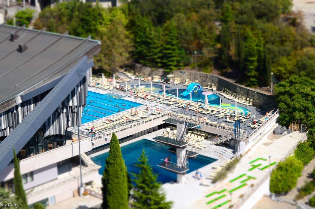 Swimming Pool of the Hotel Yalta Intourist