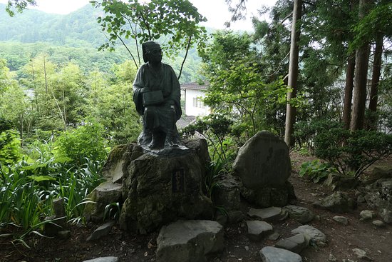 Matsuo Basho and Sora Statue