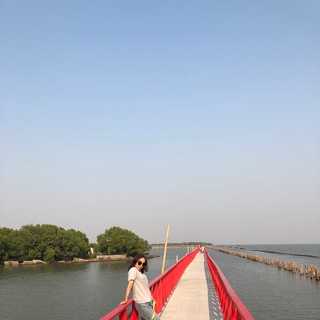 Wooden Red Bridge
