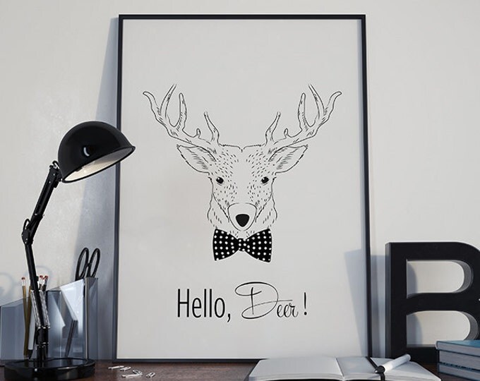 Hello Deer Mural