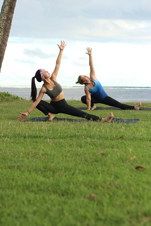 Yoga Under the Palms