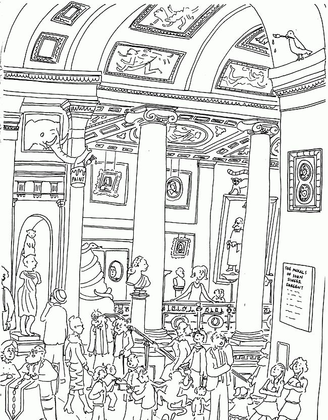 Coloring Art Museum