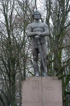 Tartu Statue of Liberty - Kalevipoeg