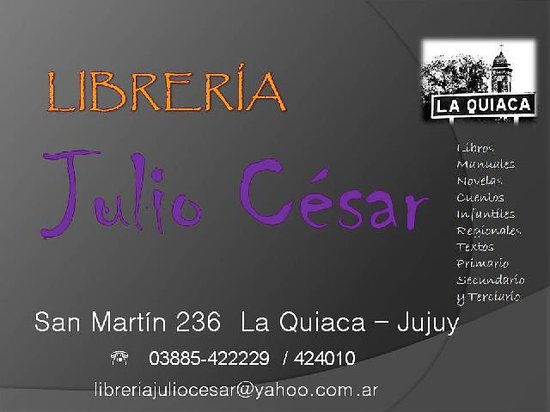 Libreria Julio Cesar