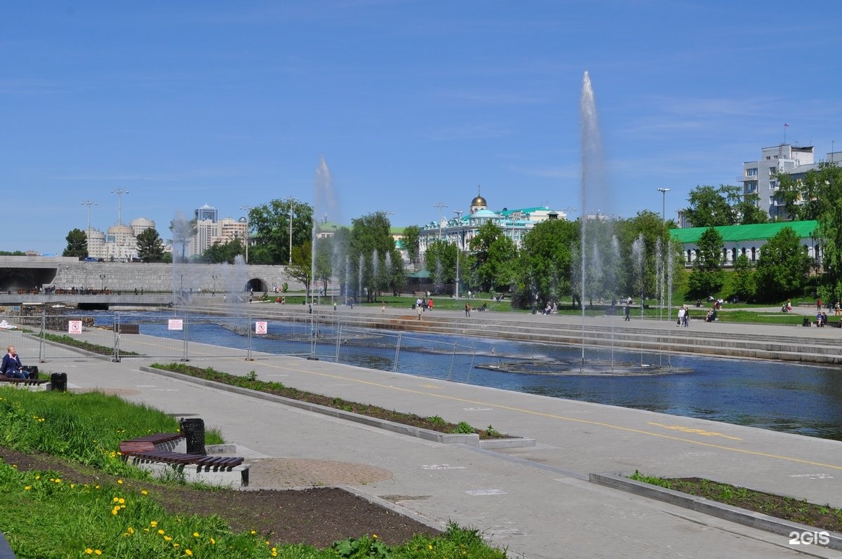 Light and Music Fountain in the Historical Park