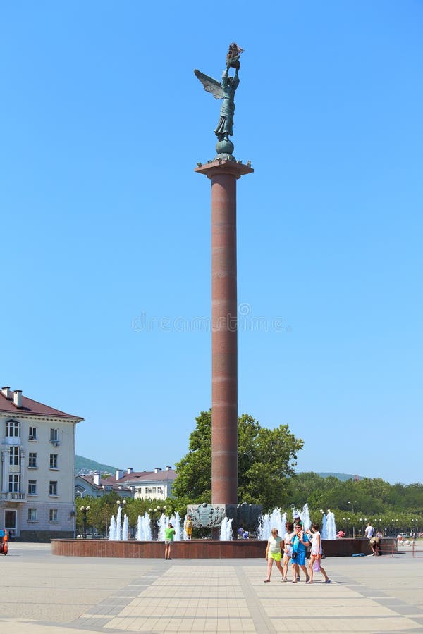 Stela Fountain Sea Glory of Russia