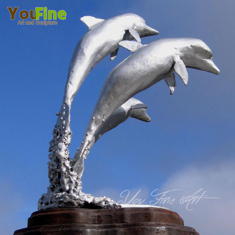 Dolphin Sculpture & Water Feature