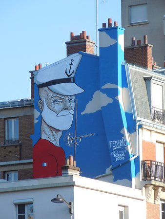 Fresque Le Marin du Canal