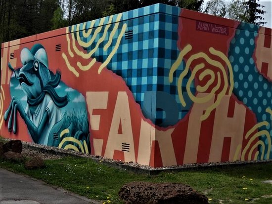 Fresque La faune des bois